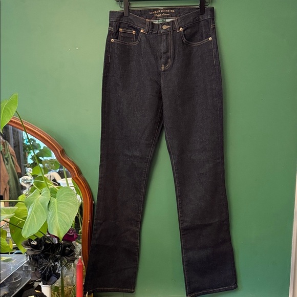 Lauren Ralph Lauren Denim - Lauren Ralph Lauren Dark Classic Bootcut Womens 4 Jeans Preppy
